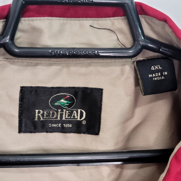 Redhead LS Button Front Shirt 4 XL - Picture 3 of 13